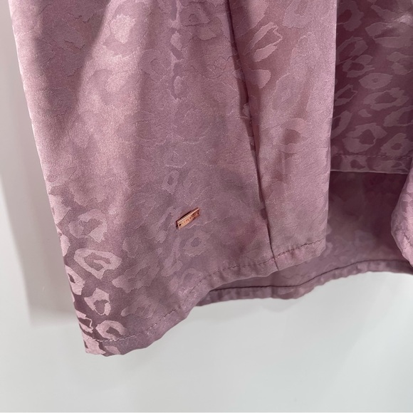 LASCANA Purple on Purple Leopard Print Sexy Lingerie Nighty Size 8 - Picture 4 of 8